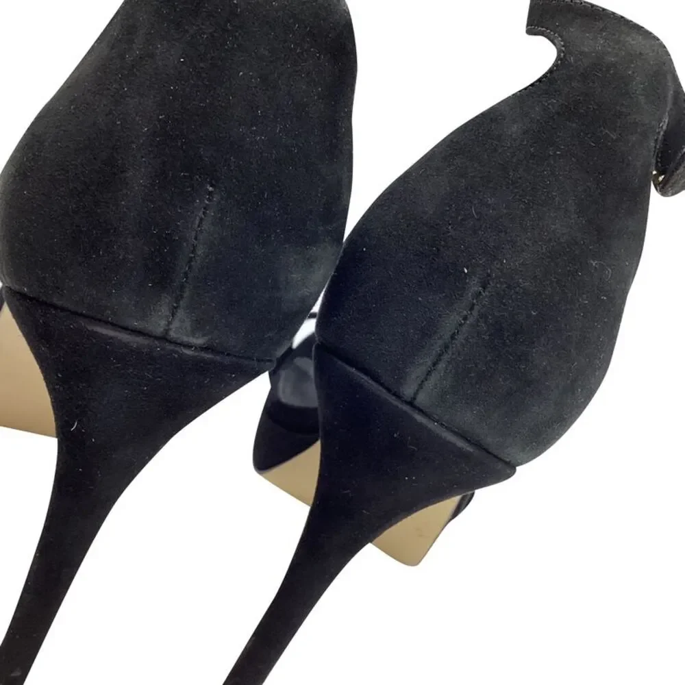Michael Kors Jordyn Platform Heels in Black Suede